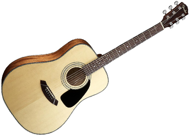 Steel stringed acoustic guitar